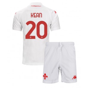 Fiorentina Moise Kean #20 Borta Kläder Barn 2024-25 Kortärmad (+ Korta byxor)